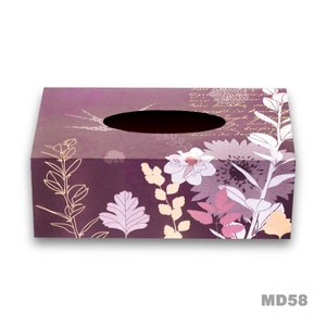 box in legno tessuto | Portakleenex | coperchio scatola tovagliolo | carta asciugamano box | stampa floreale Portakleenex | arredamento camera da letto & bagno | home decor | Portarotolo