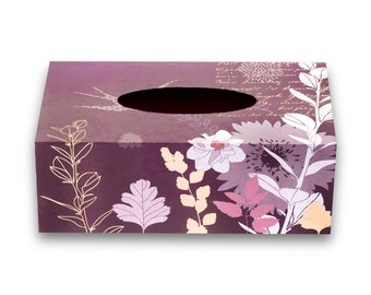 wooden tissue box|tissue box|napkin box cover|paper towel box|floral print tissue box|bedroom & bathroom decor|home decor|tissue holder