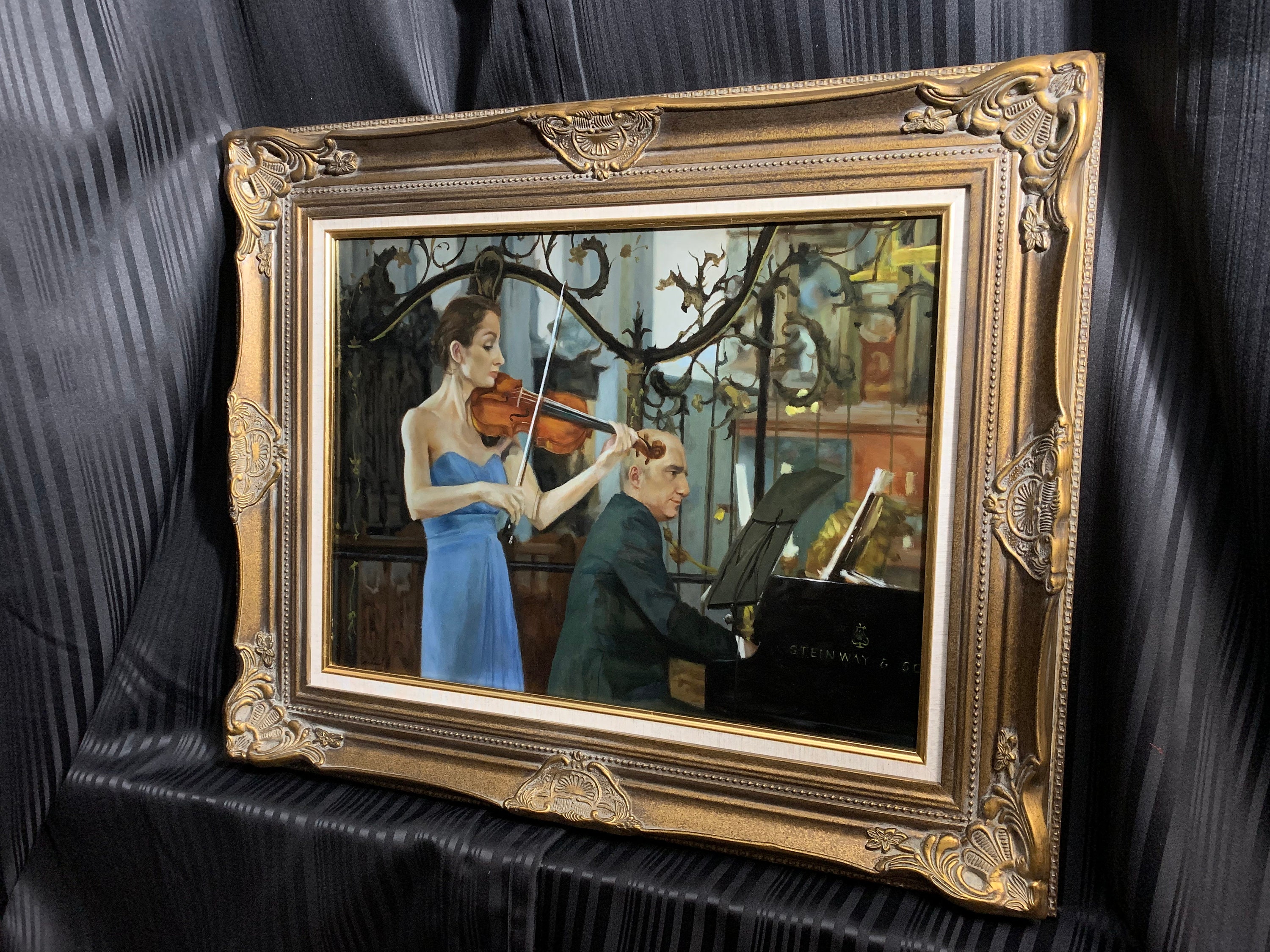 Antique Gold Frame Oil Paintingtraditional Oil Paintingfemale