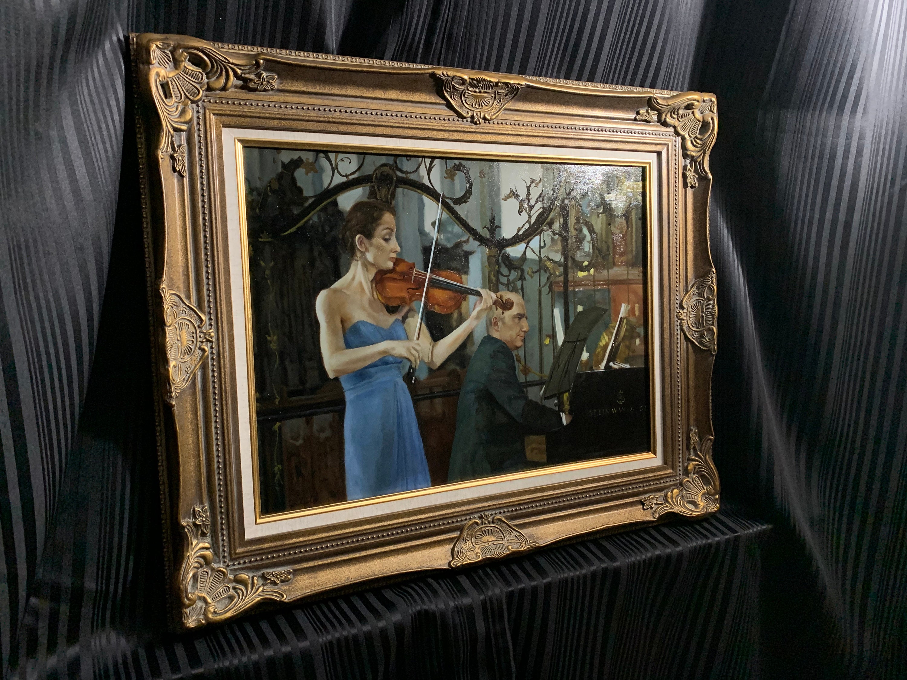 Antique Gold Frame Oil Paintingtraditional Oil Paintingfemale