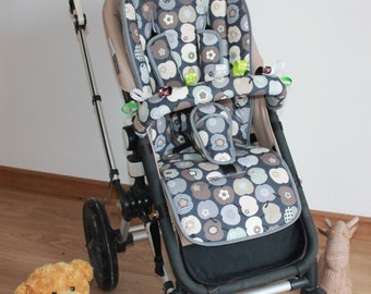 Stroller liner, stroller shoulder pads, bumper bar cover for “bugaboo”