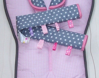 Stroller liner, stroller shoulder pads, bumper bar cover for “bugaboo”