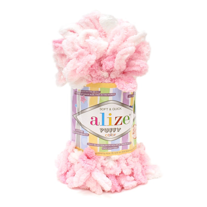 Alize Puffy Blanket Yarn Baby Yarn Velvet Plush Yarn Easy Etsy