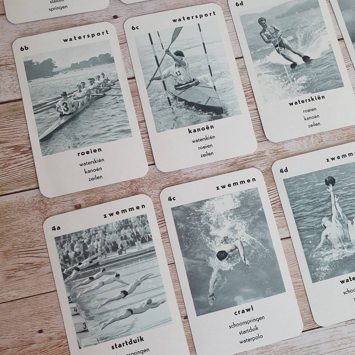 Vintage Card Game Quartet Sports game cards complete Etsy