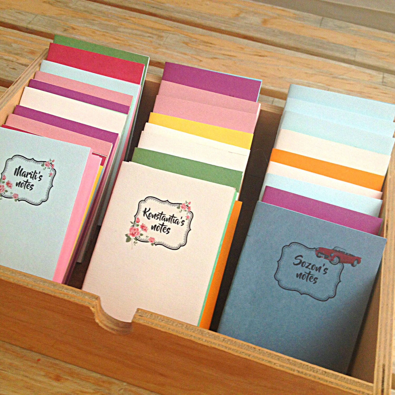 Colorful Handmade mini notebooks Personalized notebooks Etsy