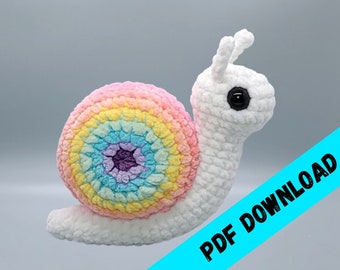 Sylvie die Schnecke Amigurumi *-*Digitales Muster*-*