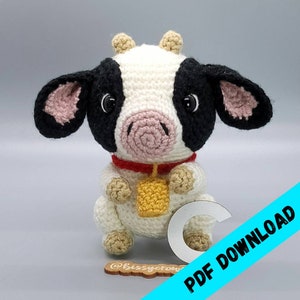 Connolly the Cow Amigurumi *-*Digital Pattern Only*-*