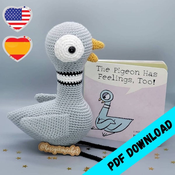 The Sassy Bird Crochet Amigurumi *-*Digital Pattern Only*-*