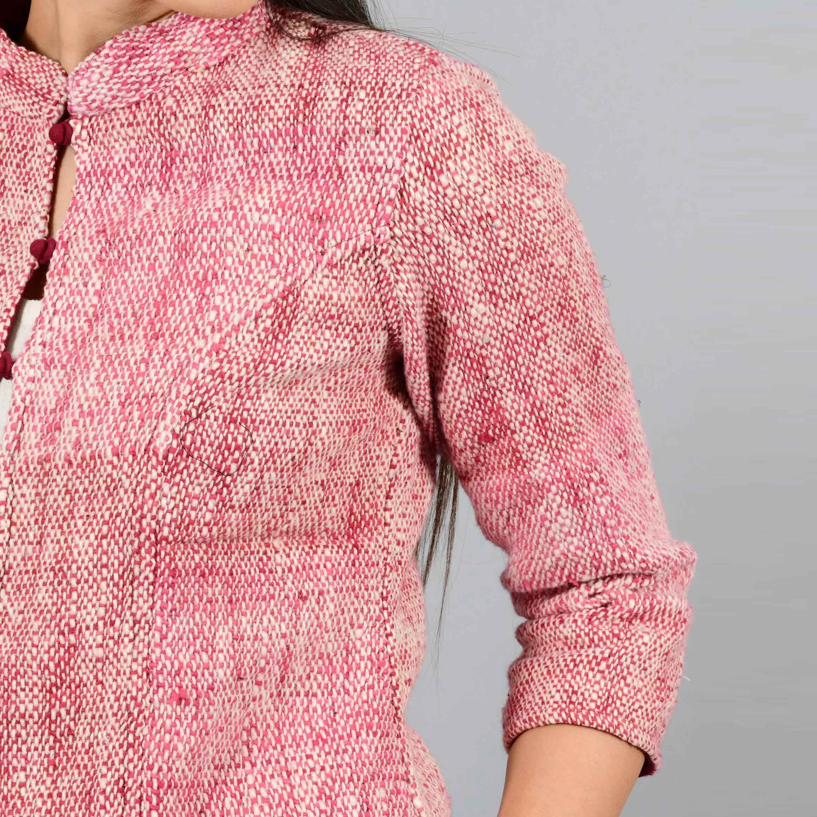 Mandarin Collar Jacket Cotton Jacket for Ladies Casual Etsy