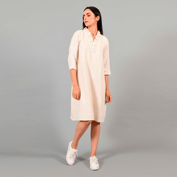 Summer Dresses With Sleeves Loose Fit 