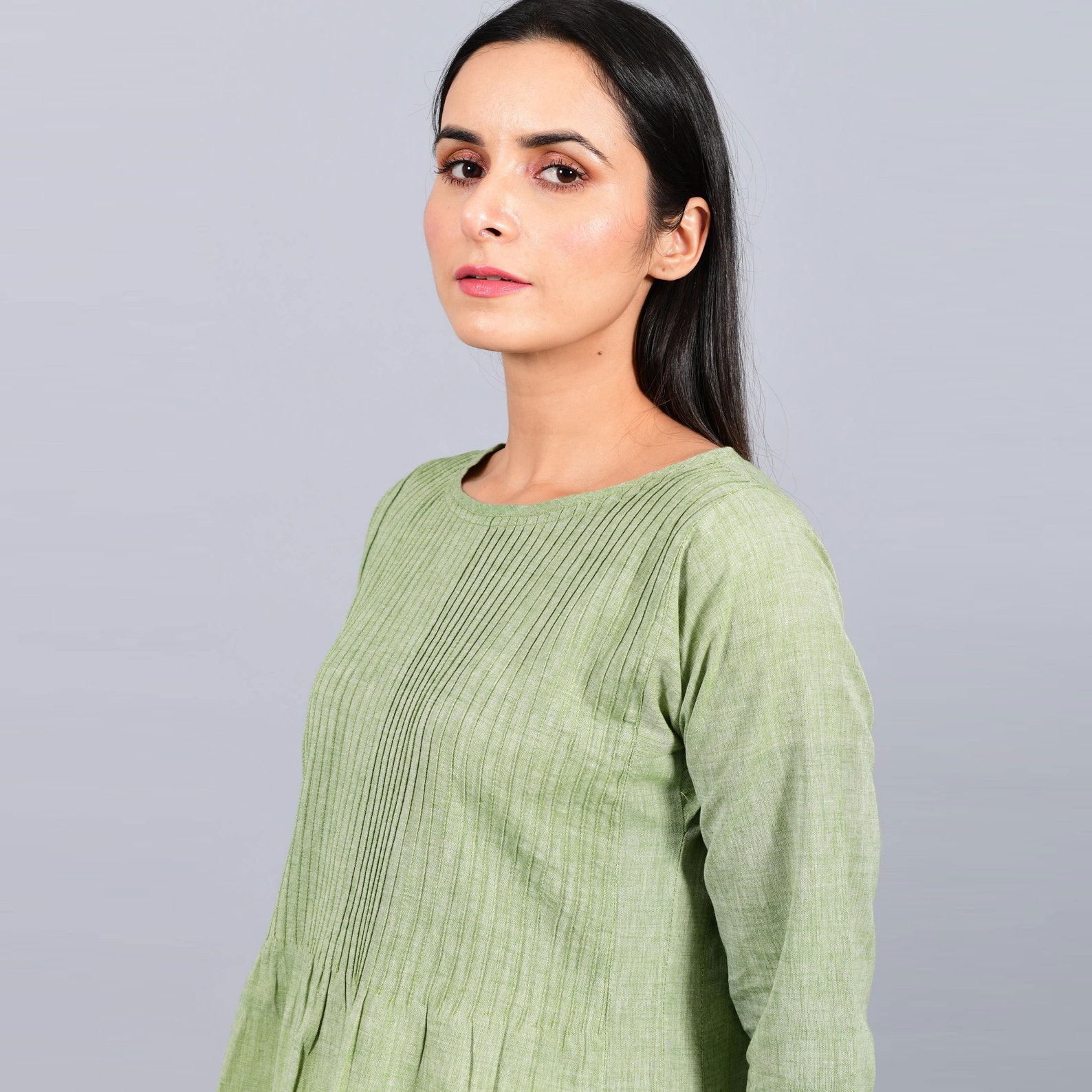 Summer Dresses With Sleeves Cotton Dress With Pockets Pin Etsy