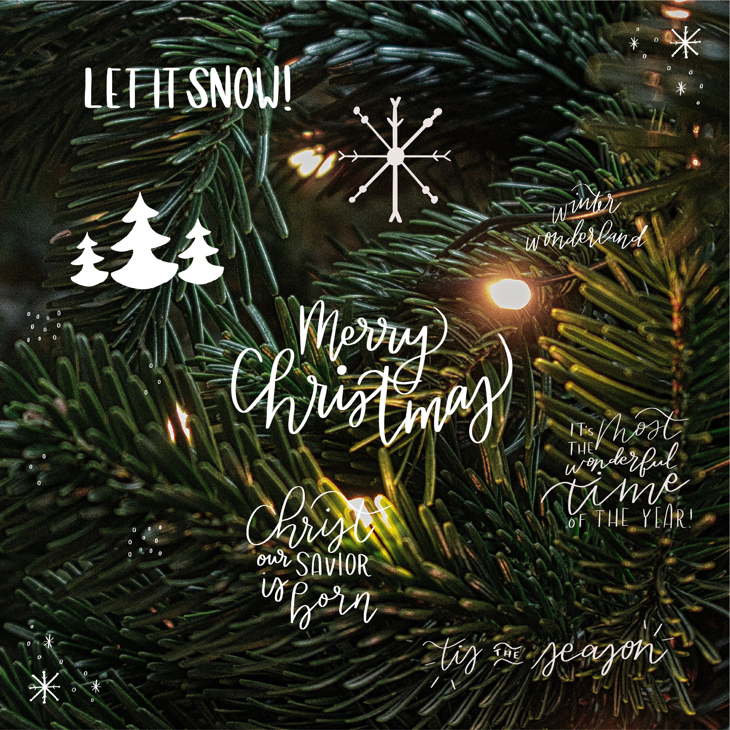 Instagram Story Stickers | Digital Stickers | Christmas Stickers ...