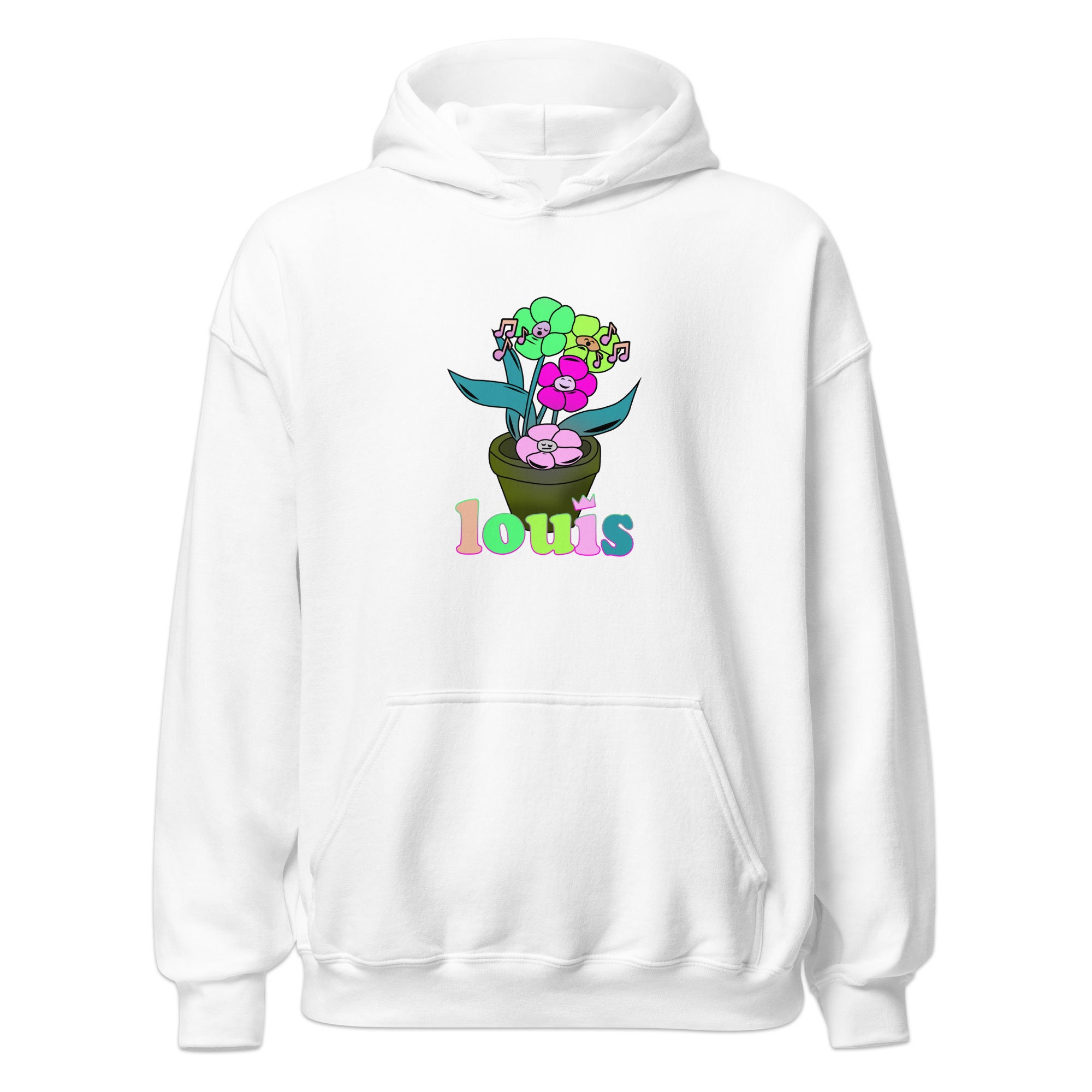 louis vuitton flower hoodie