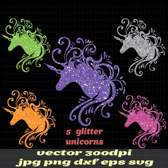 Download Glitter unicorn svg Head unicorn svg bundle Unicorn ...