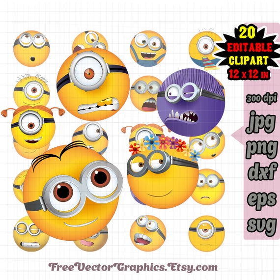 gru minions emoji svg
