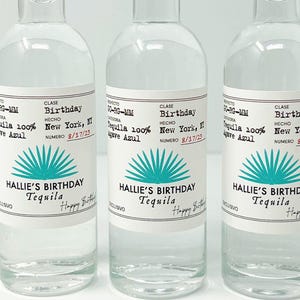 Casamigos Labels for Birthday | Birthday Party Tequila Labels | Birthday Party Favors