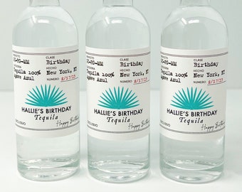 Casamigos Labels for Birthday | Birthday Party Tequila Labels | Birthday Party Favors