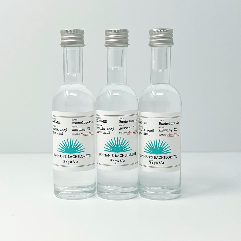 Casamigos Labels for Bachelorette Party Bachelorette Party Tequila Labels Bachelorette Favors Final Fiesta image 1