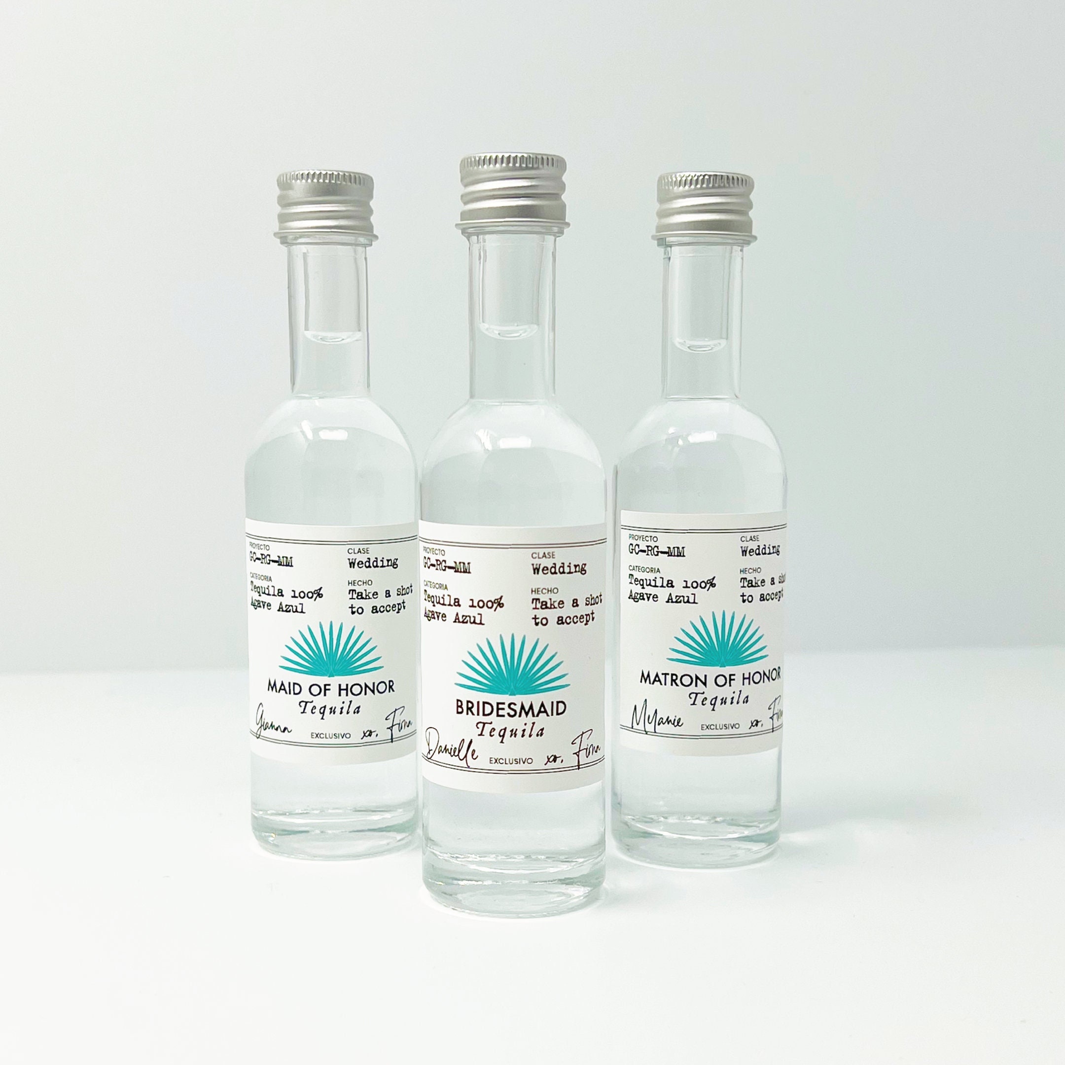 Casamigos Labels for Bridesmaid and Maid of Honor Proposal, Will You be My Maid of Honor Tequila Labels