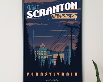 Scranton Travel Poster
