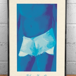 Blue, Myself Print