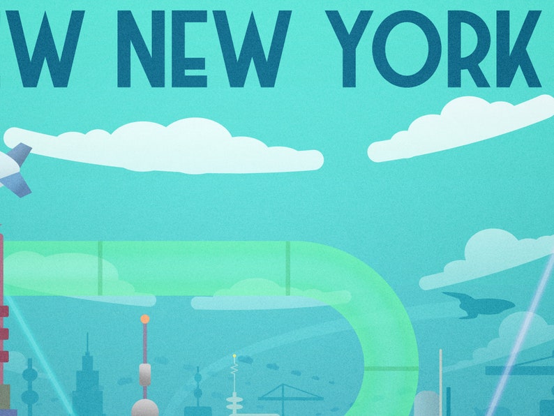 New New York Travel Poster image 2