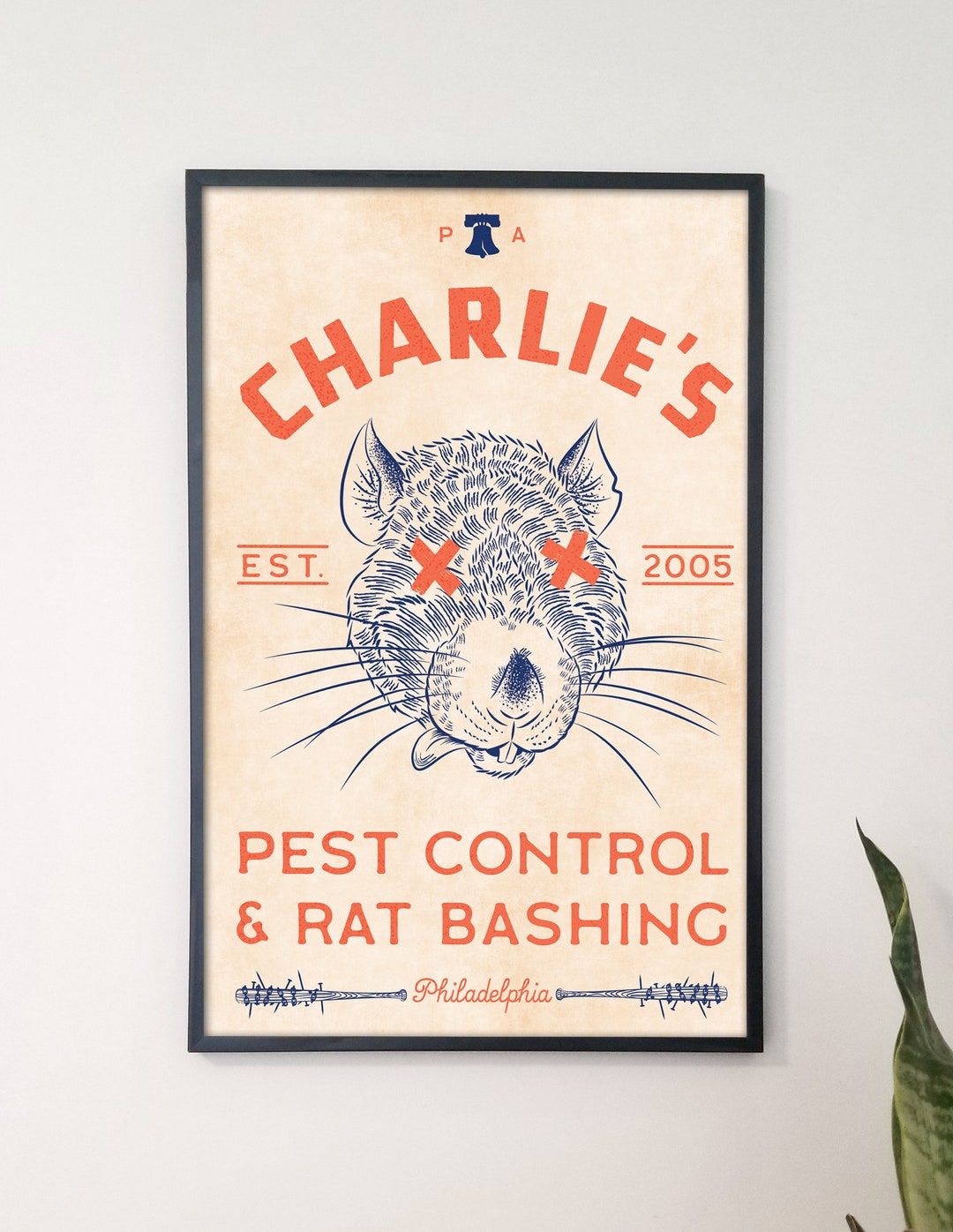 Charlie's Pest Control Poster Etsy