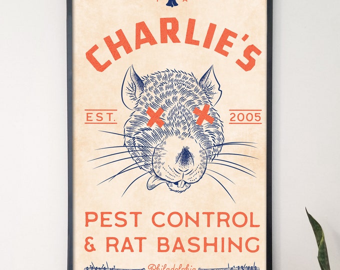 Charlie's Pest Control Poster Etsy