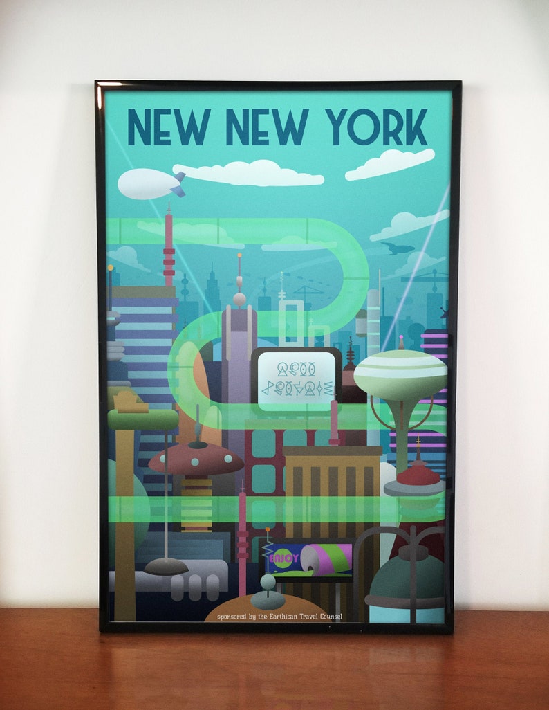 New New York Travel Poster image 1