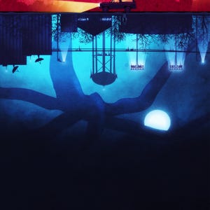 Retro Sci-Fi Art Print: Parallel World Wall Art image 4