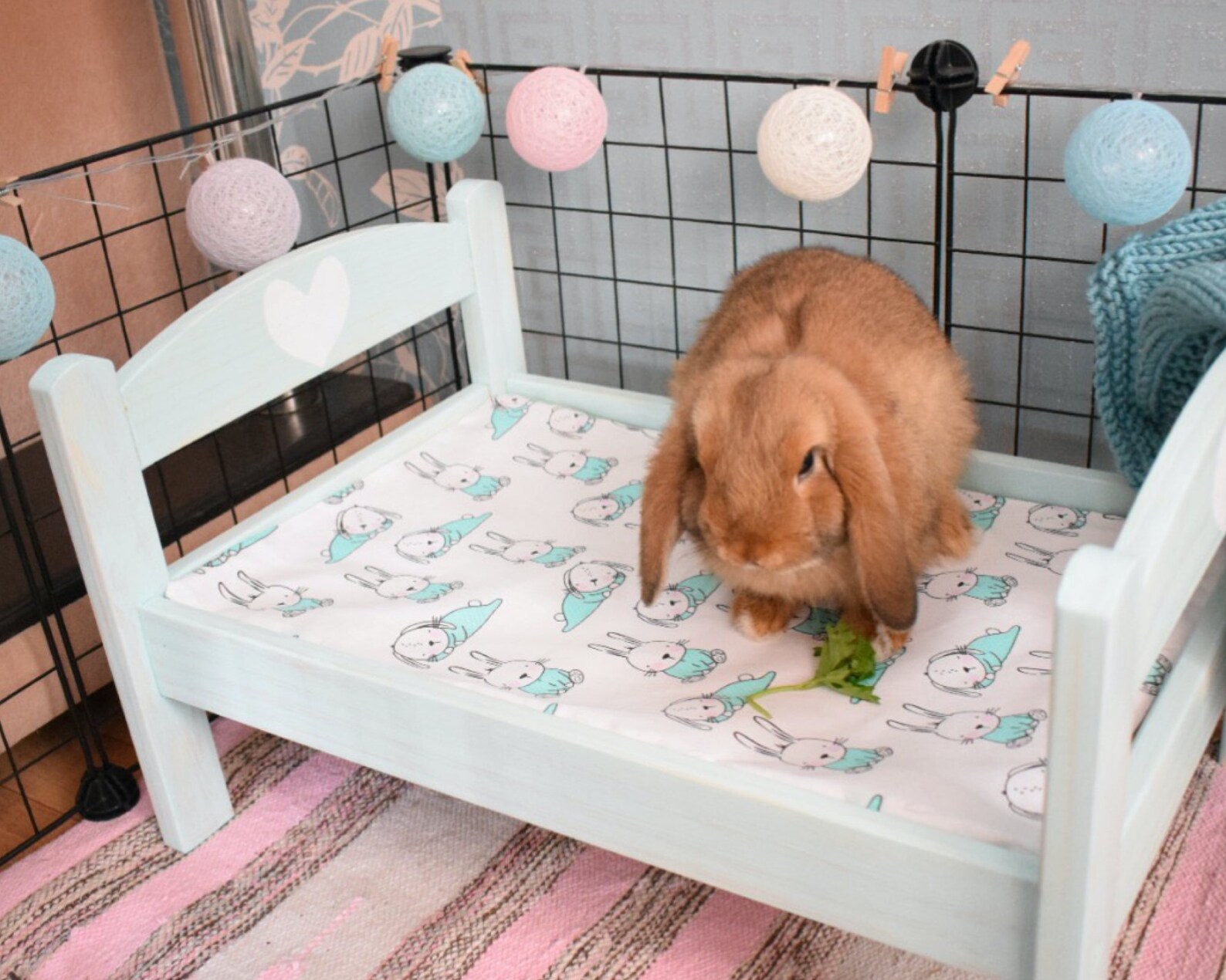Sleeping Rabbit Pet Bedlinen for Ikea Duktig Doll bed Etsy