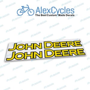 Adesivi John Deere - Confezione Da 3 Stickers Multiuso Con Logo Trattore - Foto 10