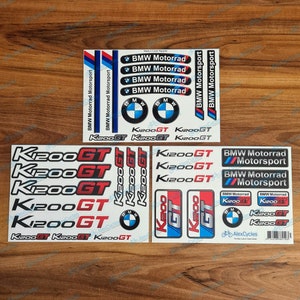 BMW K1200GT K1200 GT Motorrad Motorsport Laminated Decals Stickers Kit
