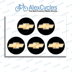 Chevrolet Wheel Center Cap Laminierte Abziehbilder Aufkleber Chevy Monte Carlo Kit