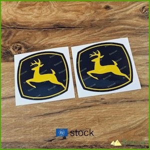 John Deere Leaping Deere Laminated Decals Stickers Fits Z225 Z245 Z425 46 47 Snowblowers Part JD5707