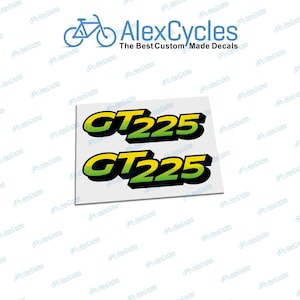 GT225 Decals Fits John Deere – Laminated Vinyl Stickers M126055, UV-Proof, Waterproof, Durable Replacement for Lawn Tractor Restoration