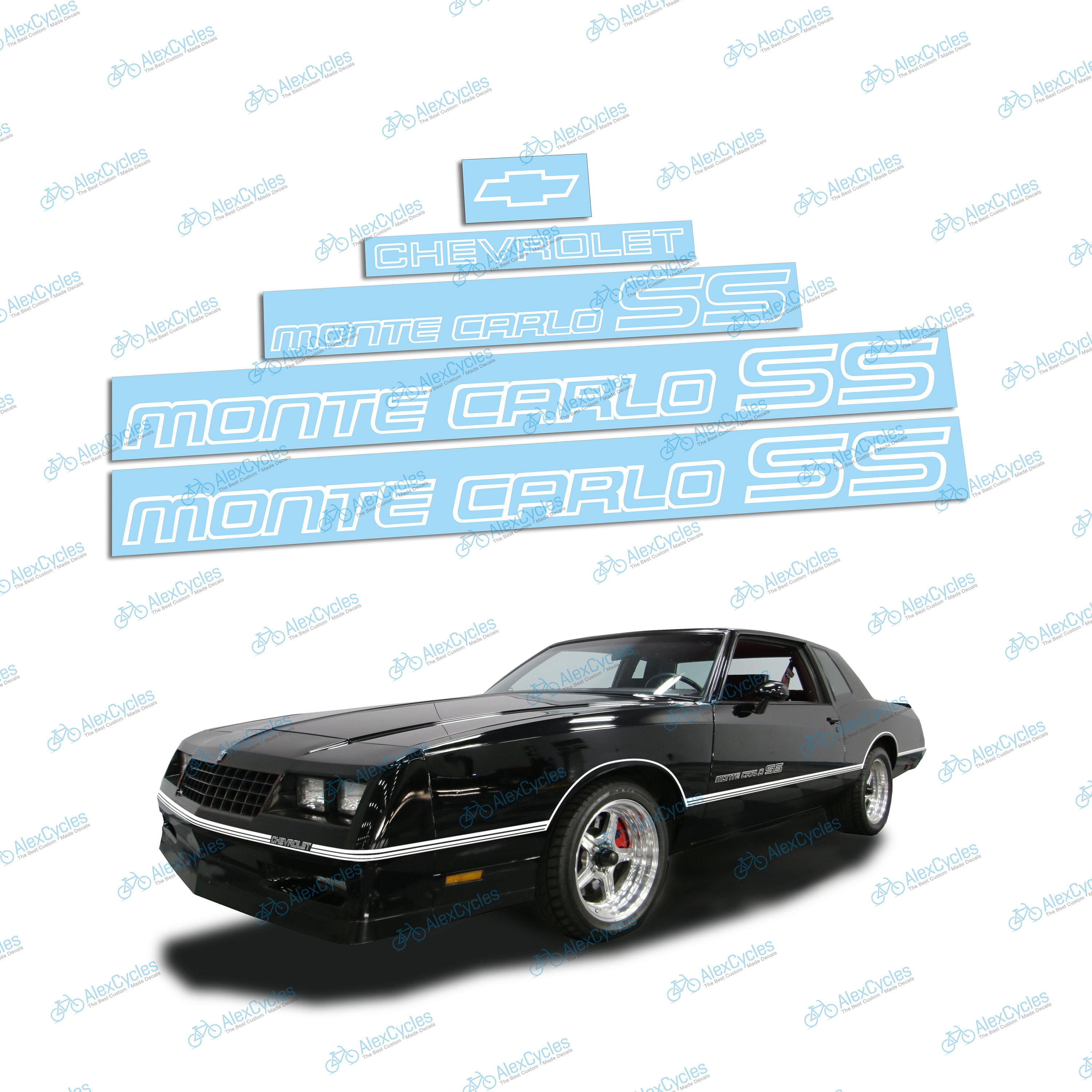 1986 Monte Carlo Ss Decal Kit Buy Now