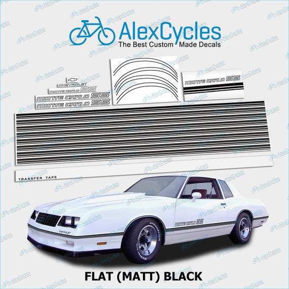 Car Flatten Pattern Custom Cars Flat Black