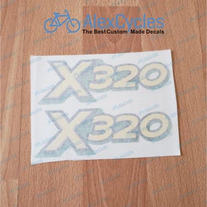 John Deere X320 Side Hood Restoration Laminated Decals Stickers Kit For X320 Tractor M152343 Part