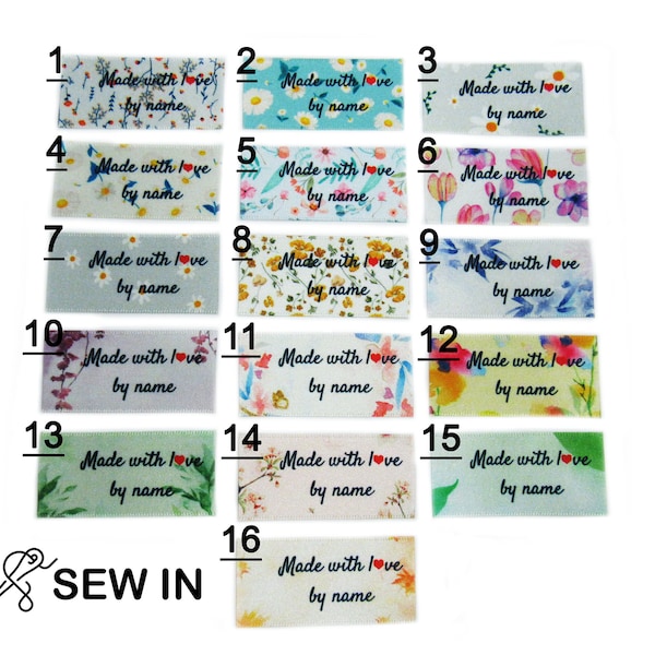 Custom Sew in Labels - Etsy