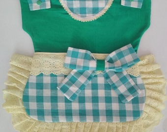 Set copriforno vestitino e coprifornelli