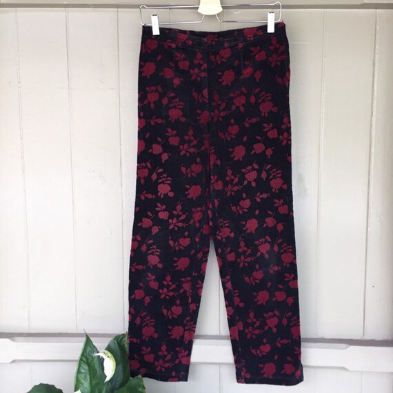 High waisted floral print pants - image 2