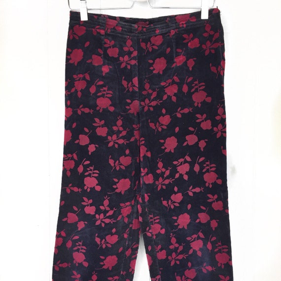 High waisted floral print pants - image 1