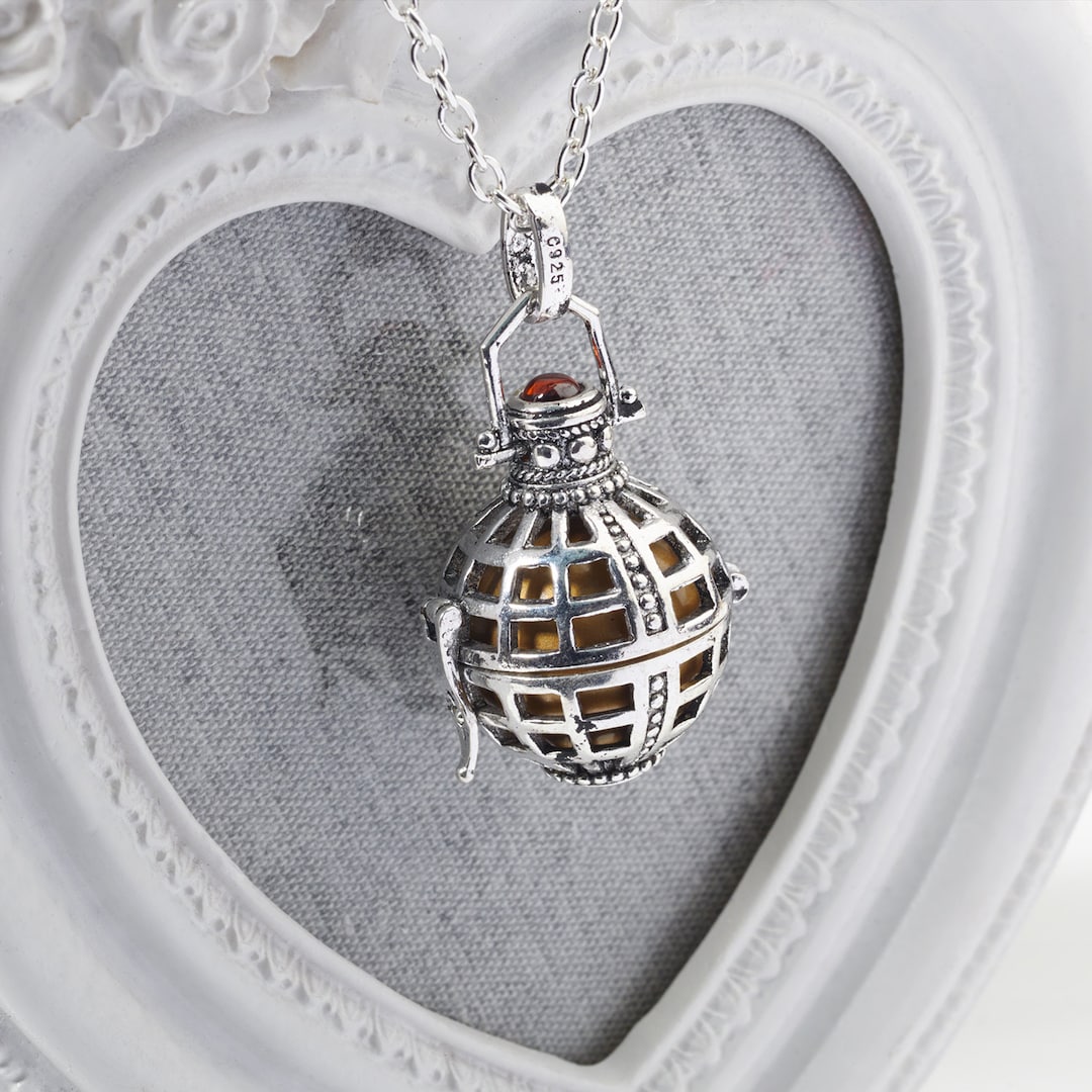 Harmony Cage LOLA With Bola Ball Pendant & Necklace Pregnancy Maternity