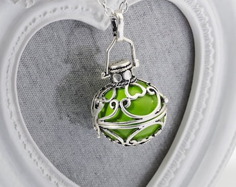 Harmony Cage MAI with Bola Ball Pendant & Necklace - Pregnancy Maternity Chiming Baby Mum to Be