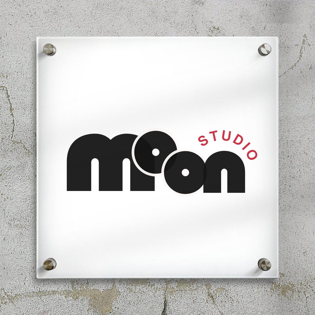 Square Lettering For Sign Business Sign Square Colour Add Logo Font 4 Size Options Indoor or ...