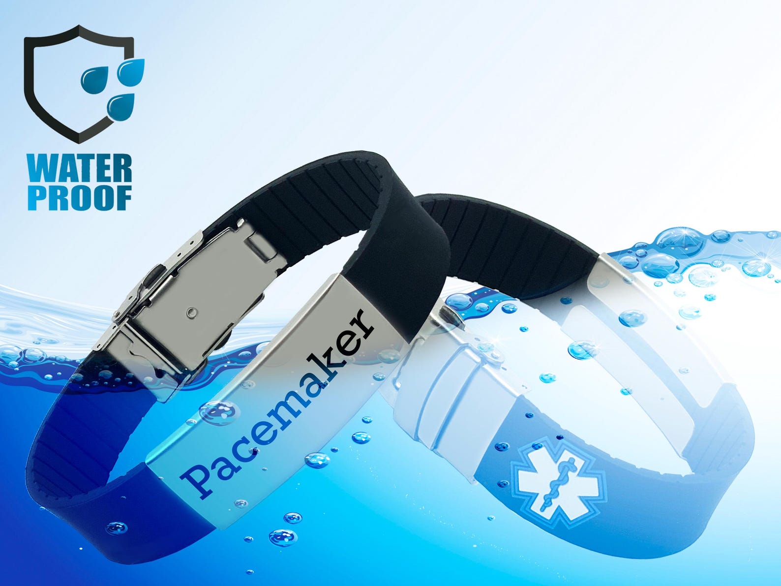 Pacemaker Medical Alert Bracelet | Personalized ID Wristband ...