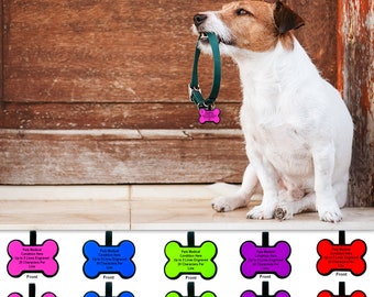 Medaglietta identificativa per cani personalizzata e silenziosa: incisione senza tintinnio per l'identificazione dell'animale domestico