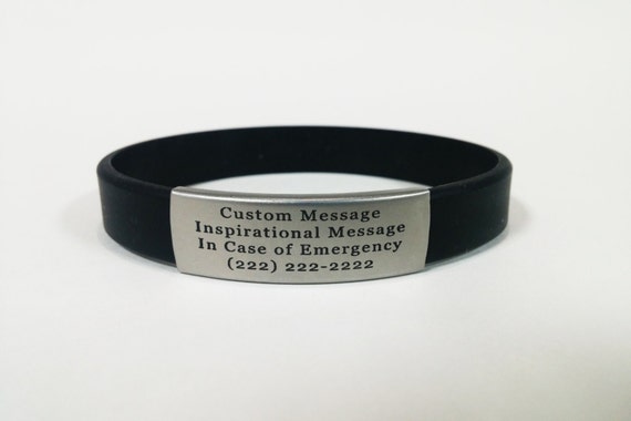 Child Identity Wristband Medical ID Bracelet Waterproof Anti-Allergenic Allergy