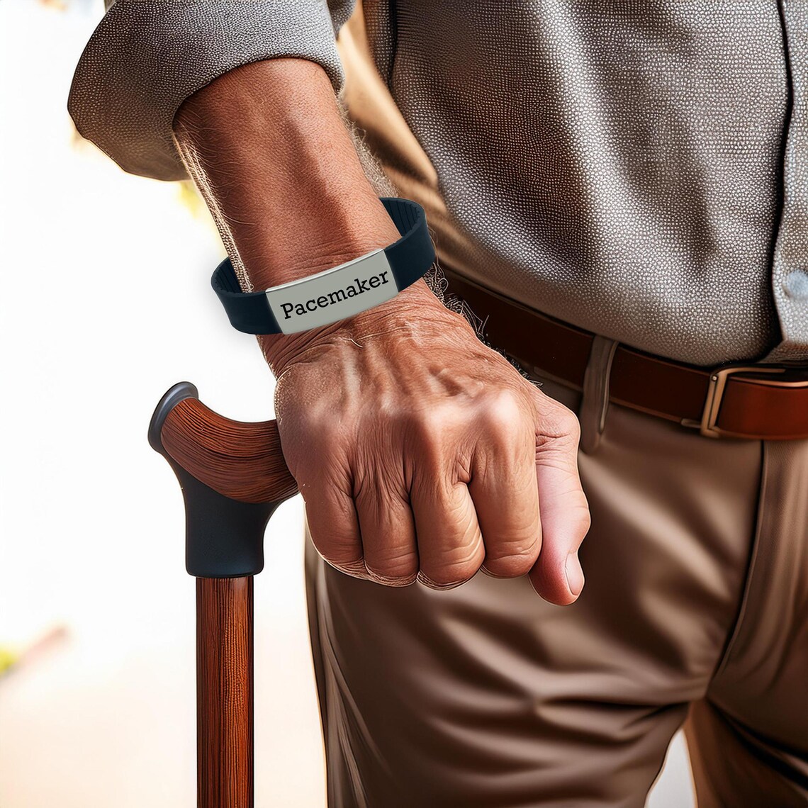 Pacemaker Medical Alert Bracelet | Personalized ID Wristband ...